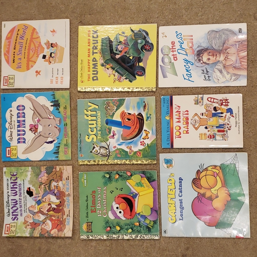 Various children's books,  set of 9
